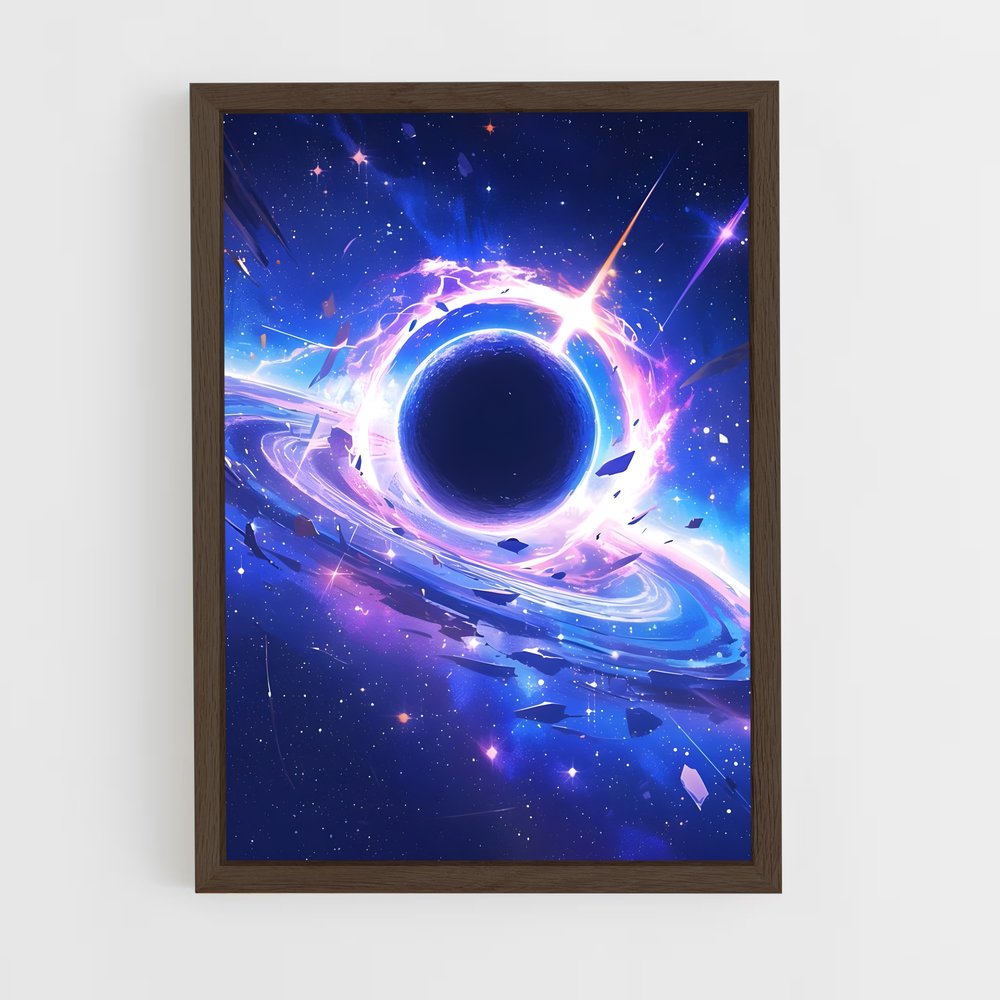Poster Art Cosmique Éclatant – affiche Art spatial (vue 5)